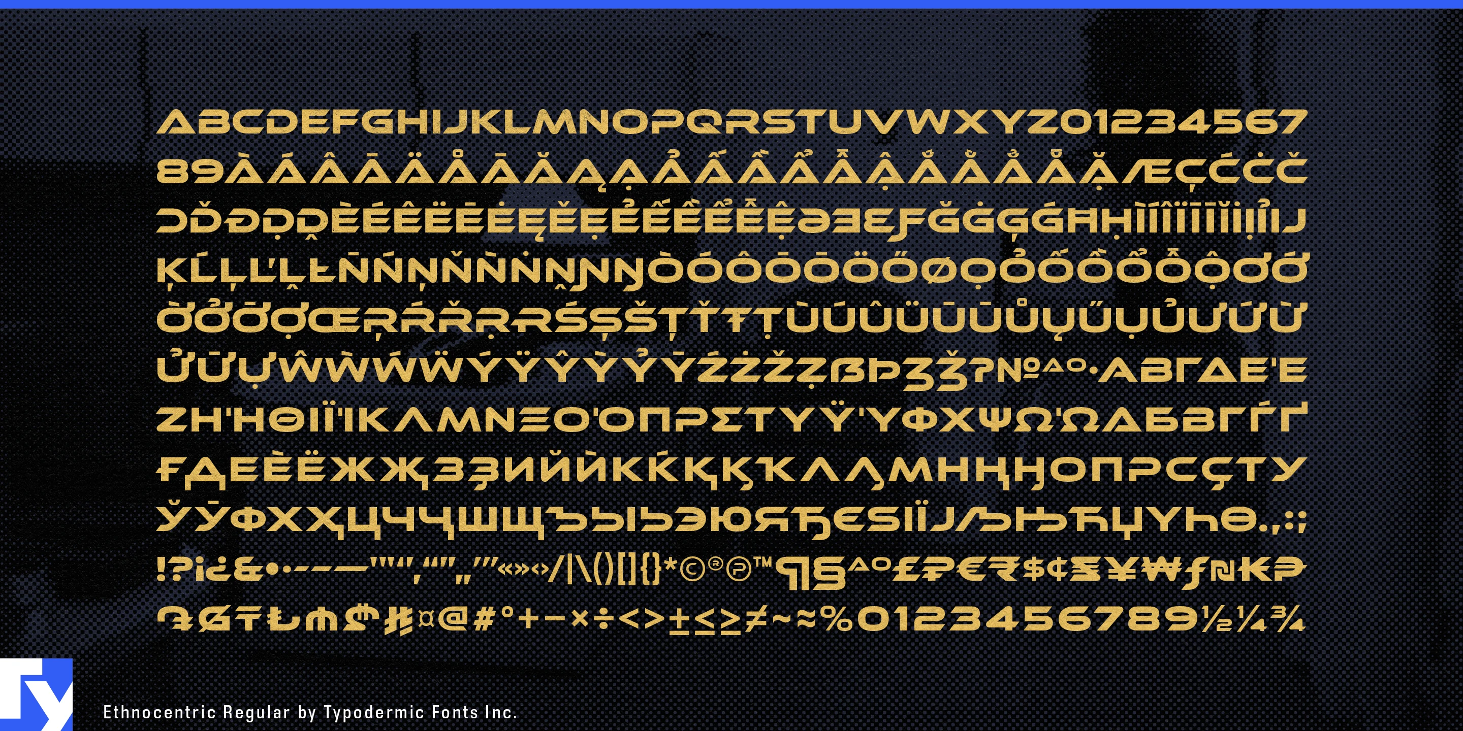 Schriftmuster 5 von Ethnocentric