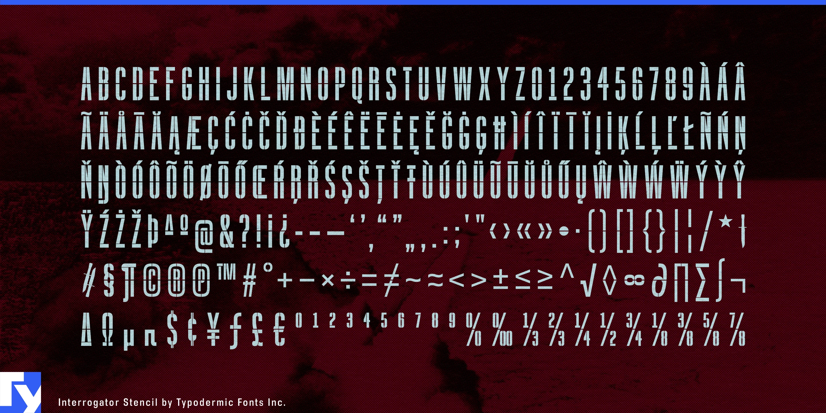 Interrogator Stencil specimen 5