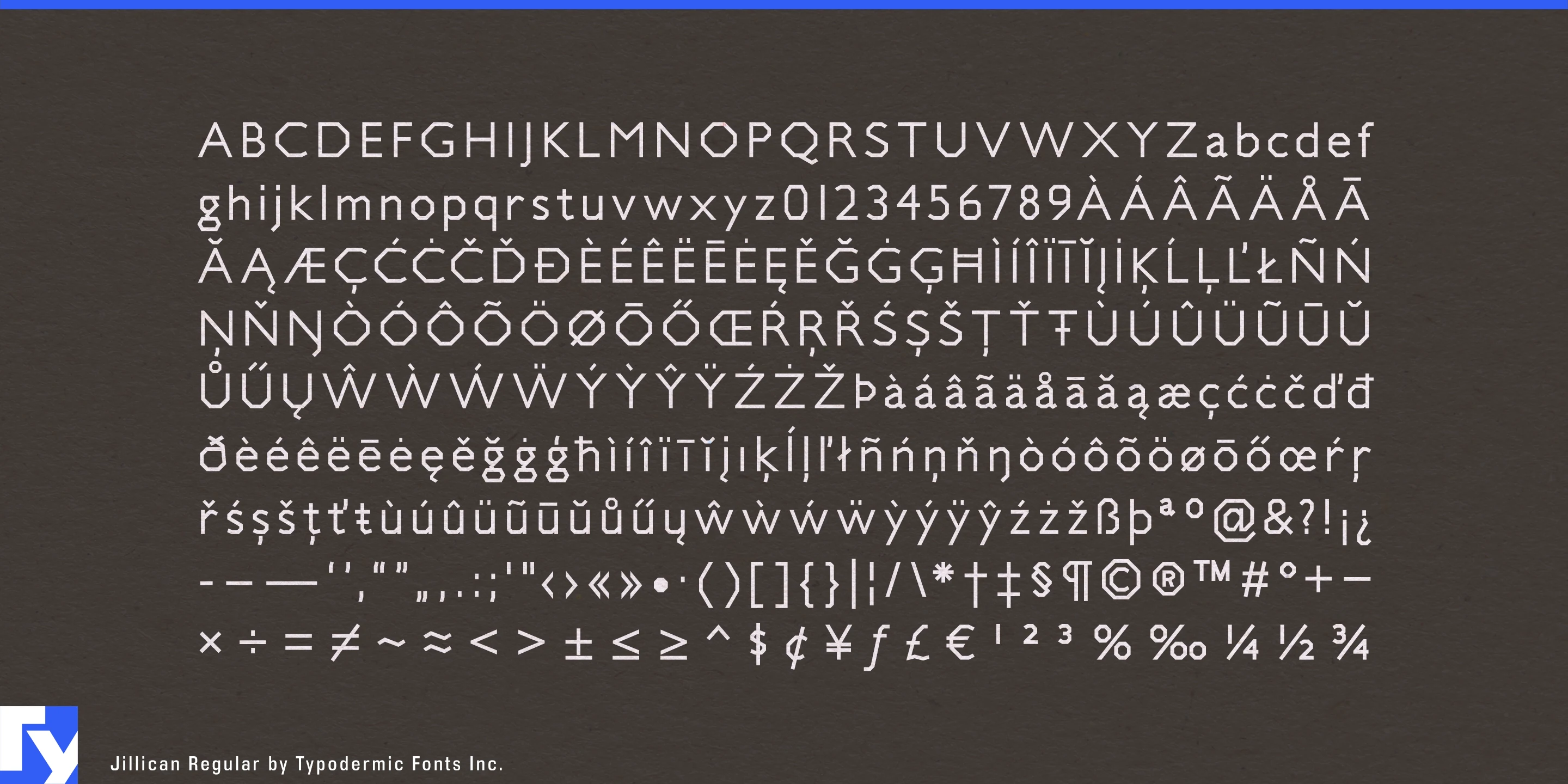 Schriftmuster 5 von Jillican