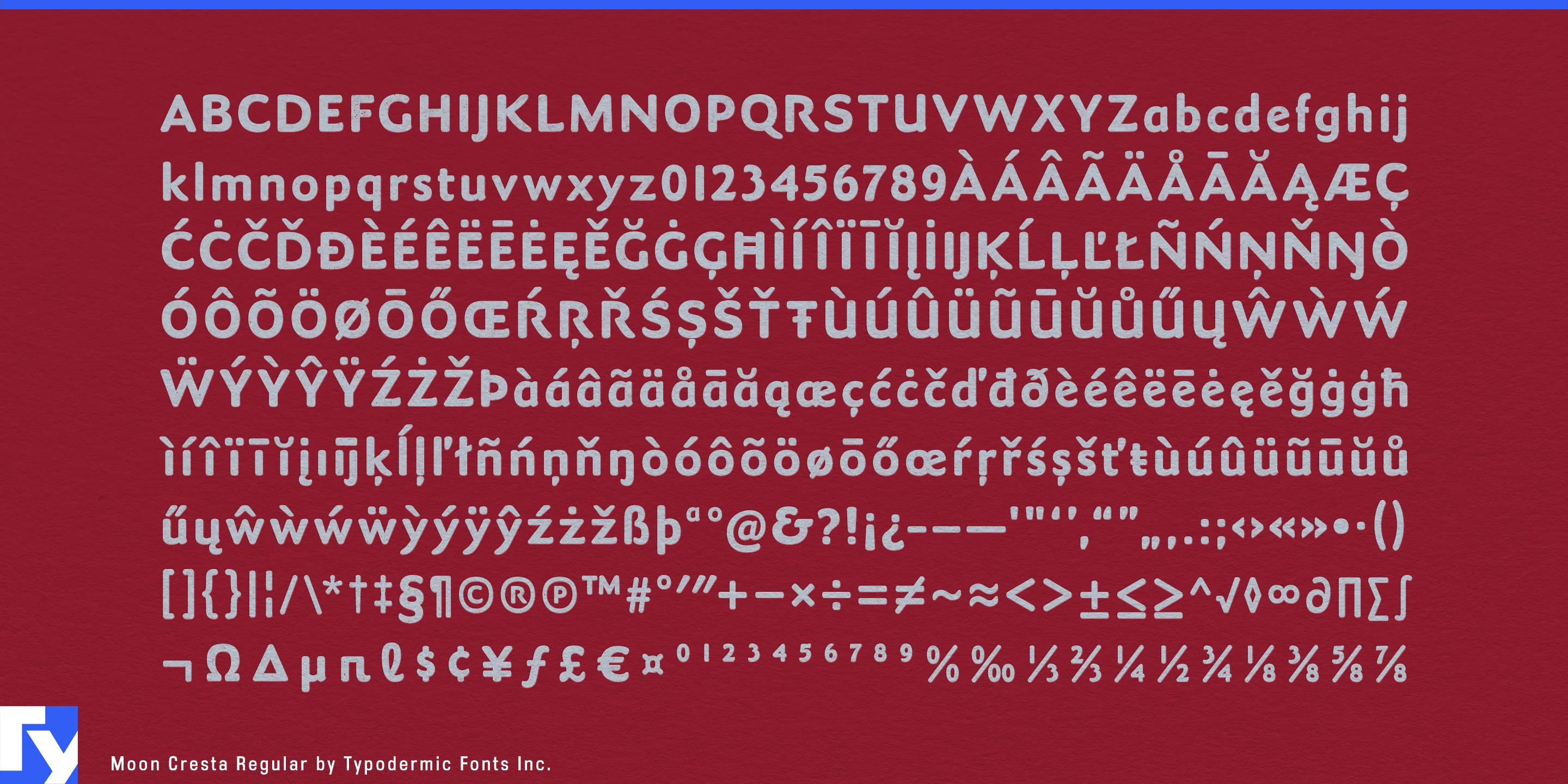 Schriftmuster 5 von Moon Cresta