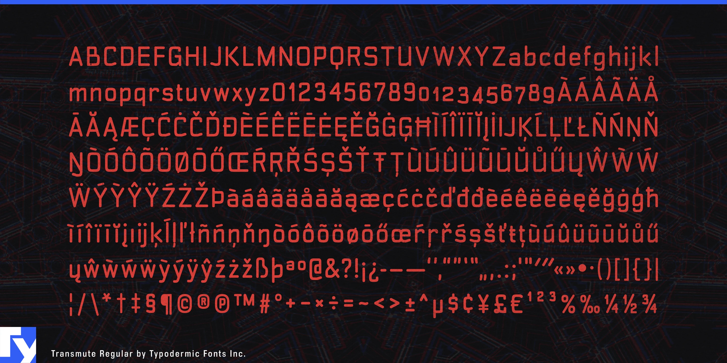 Schriftmuster 5 von Transmute