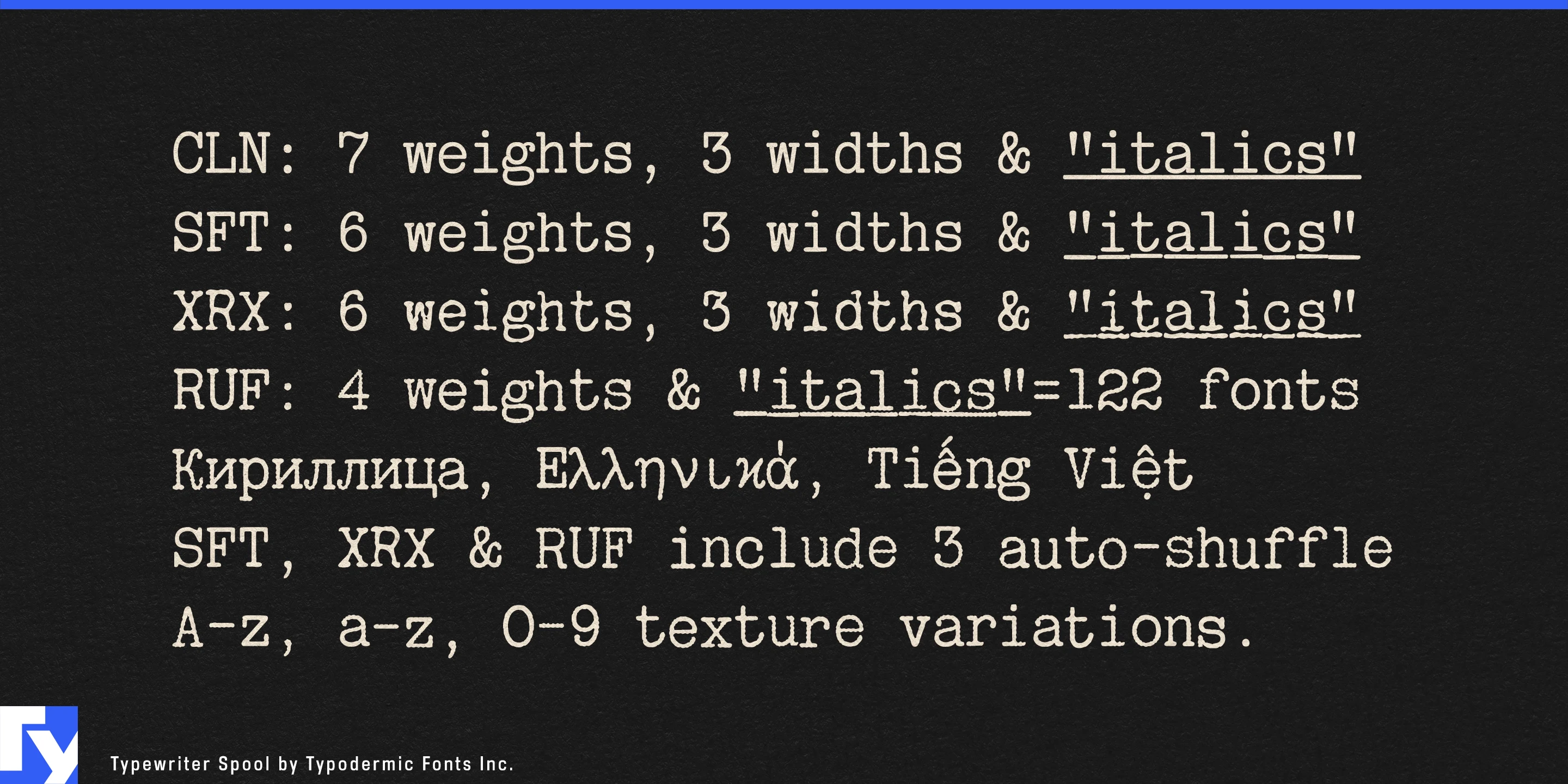 Muestra 4 de Typewriter Spool