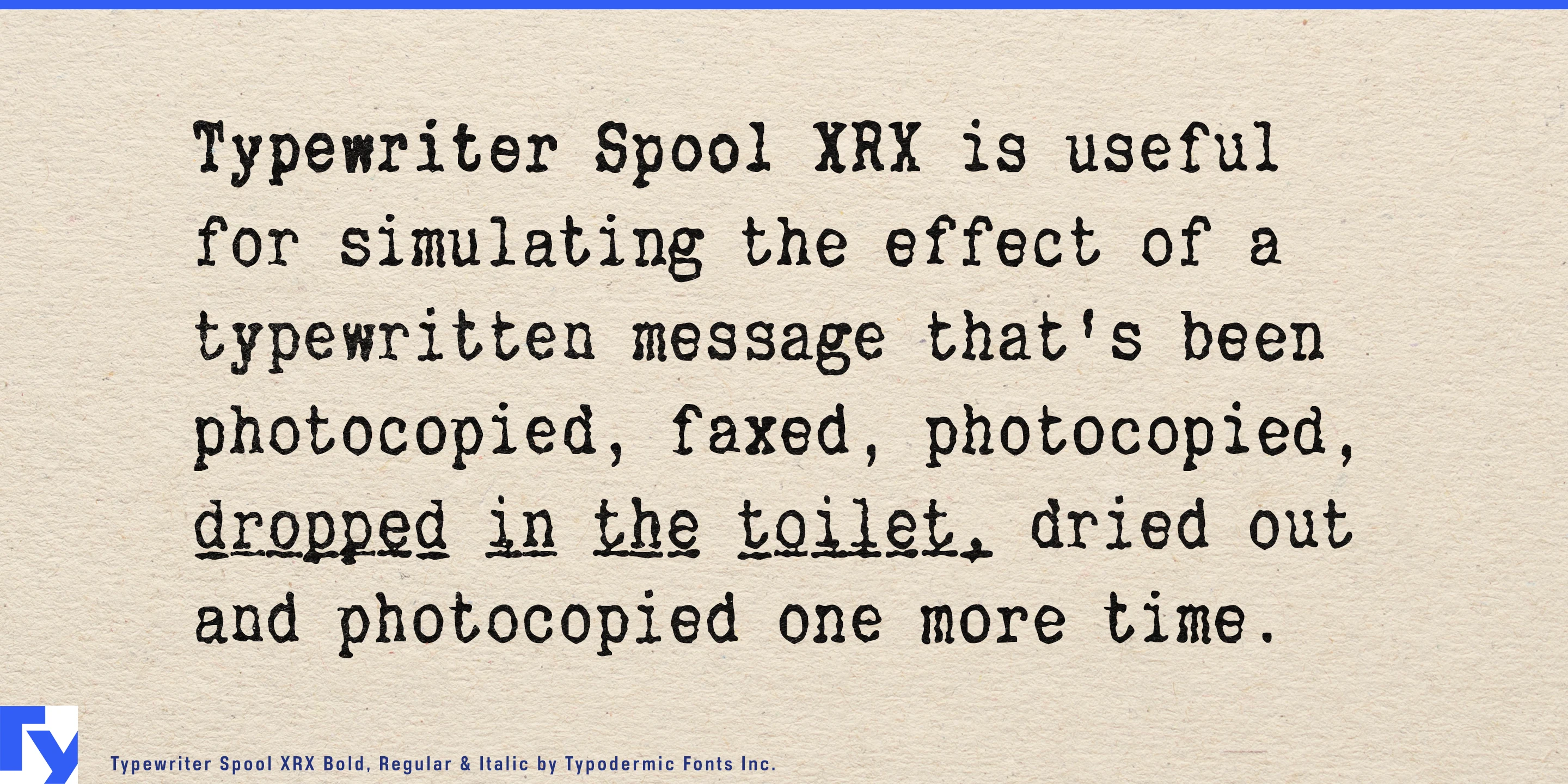 Muestra 6 de Typewriter Spool
