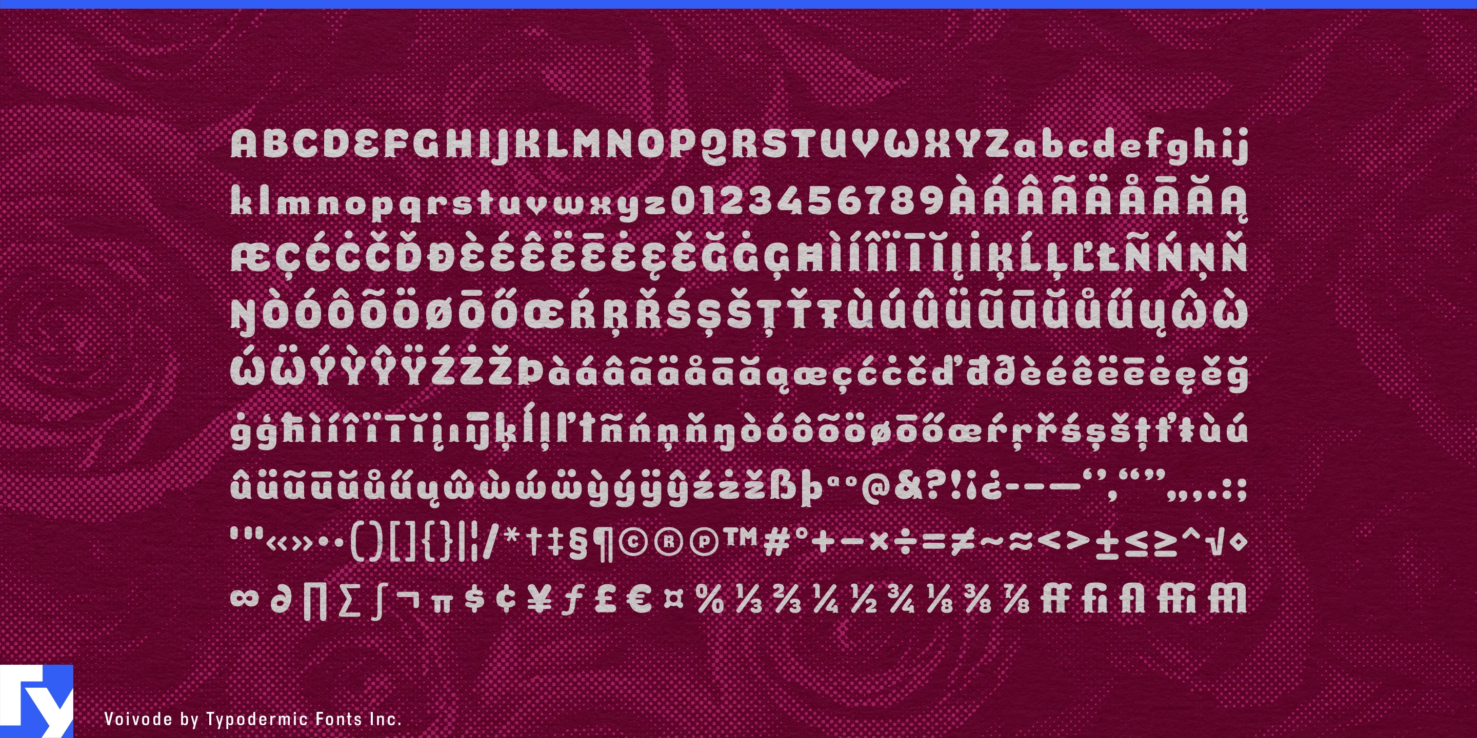 Schriftmuster 5 von Voivode