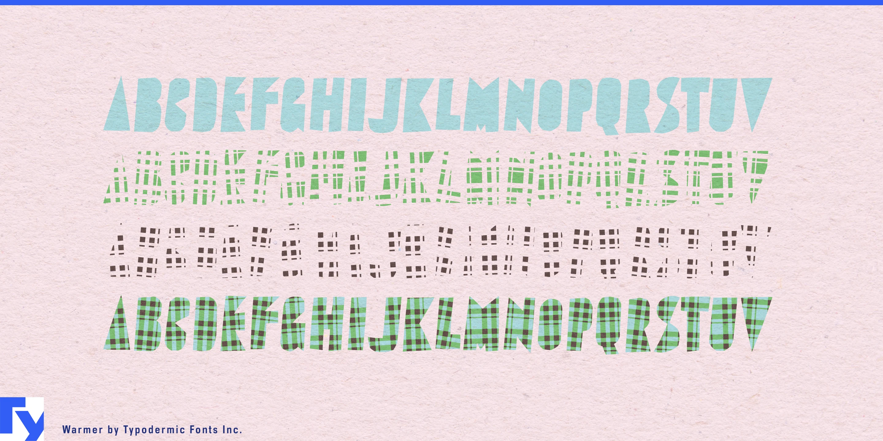 Schriftmuster 4 von Warmer